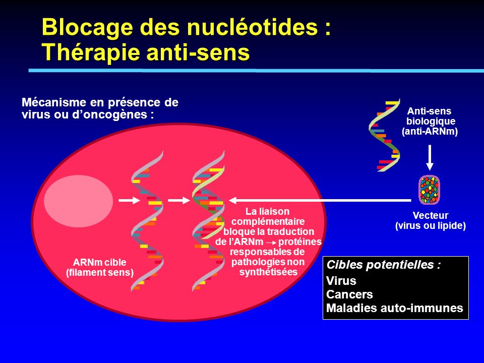 Blocagedesnuclotides Thrapieanti sens