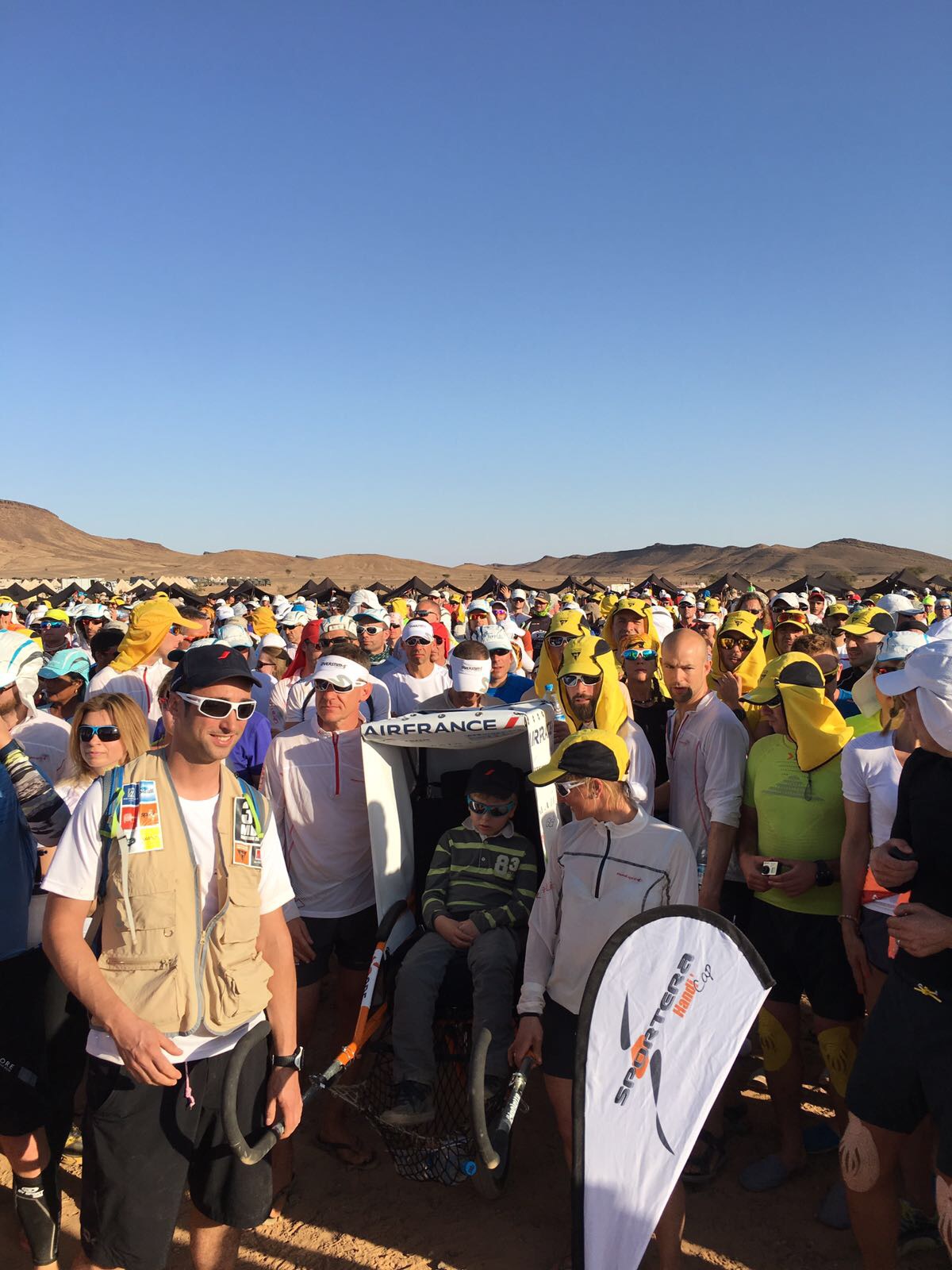Marathon des sables 2017 equipe sportera ateurope J0 2